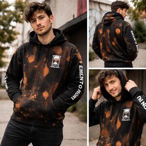 Unus Annus Hoodie Men Sz L Memento Mori Founders Hourglass Markiplier Official